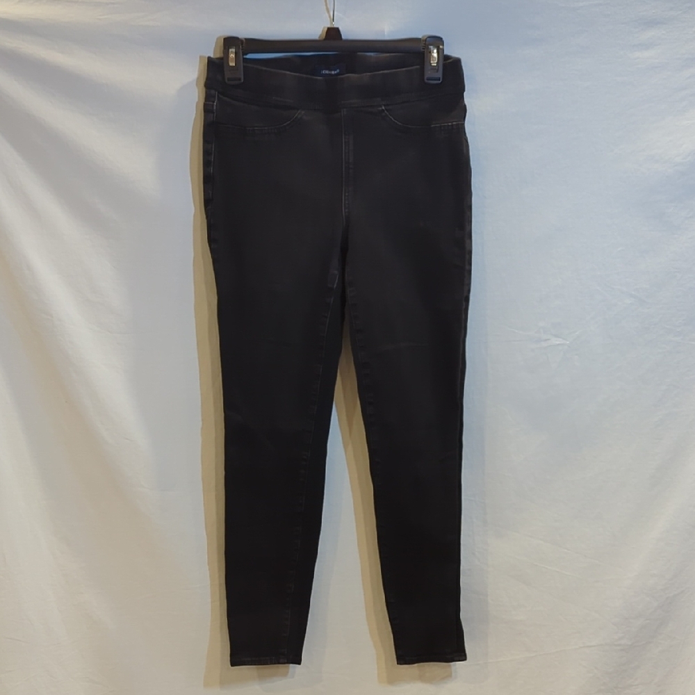 Jcrew Women's 28 Toothpick Pull-on Black Jeans